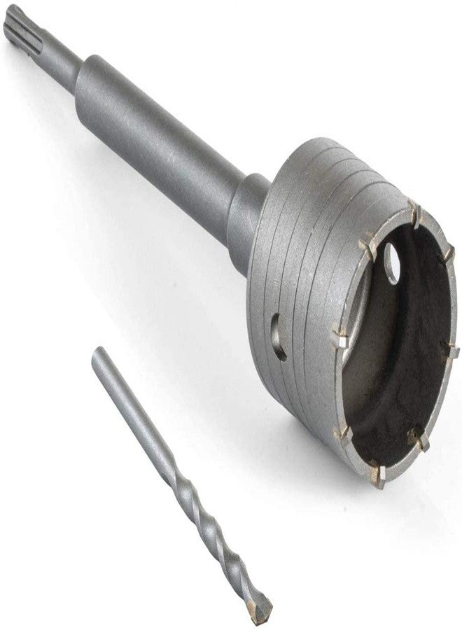 Veltrix 50mm x 250mm Long Concrete Hole Saw Set Choice Of Sizes 30 to 150mm & Length 160 to 600mm Wall Core Drill Bit Cutter Carbide Tipped TCT & SDS+ Plus Extension Bar For Brick, Cement, Stone, Etc - Image 2